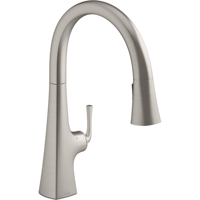 Kohler Graze Touchless PullDown Kitchen Sink Faucet With Three